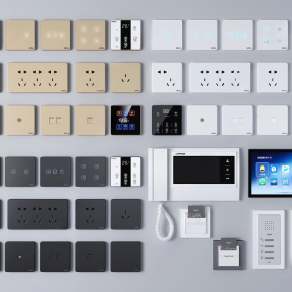 现代开关3D模型下载